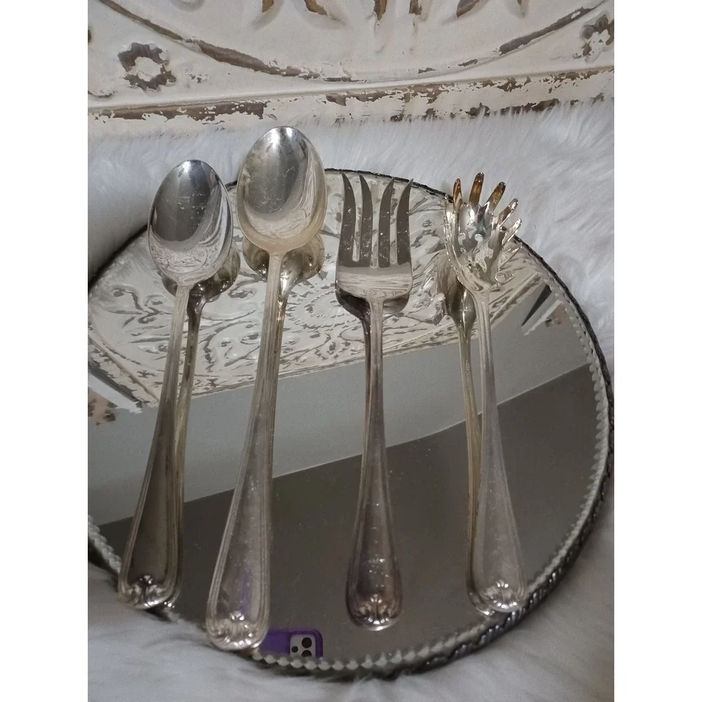 Gorham Heritage Silver Plate serving utensils